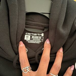 Carhartt Black Relaxed Fit Sweatshirt